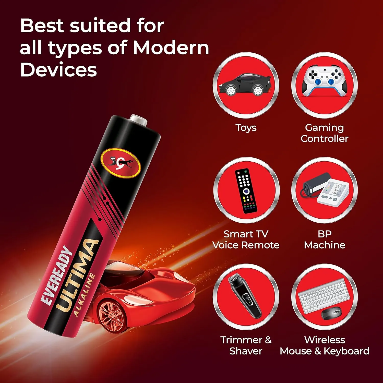 EVEREADY AAA Alkaline Battery Ultima (Pack of 10) view 4